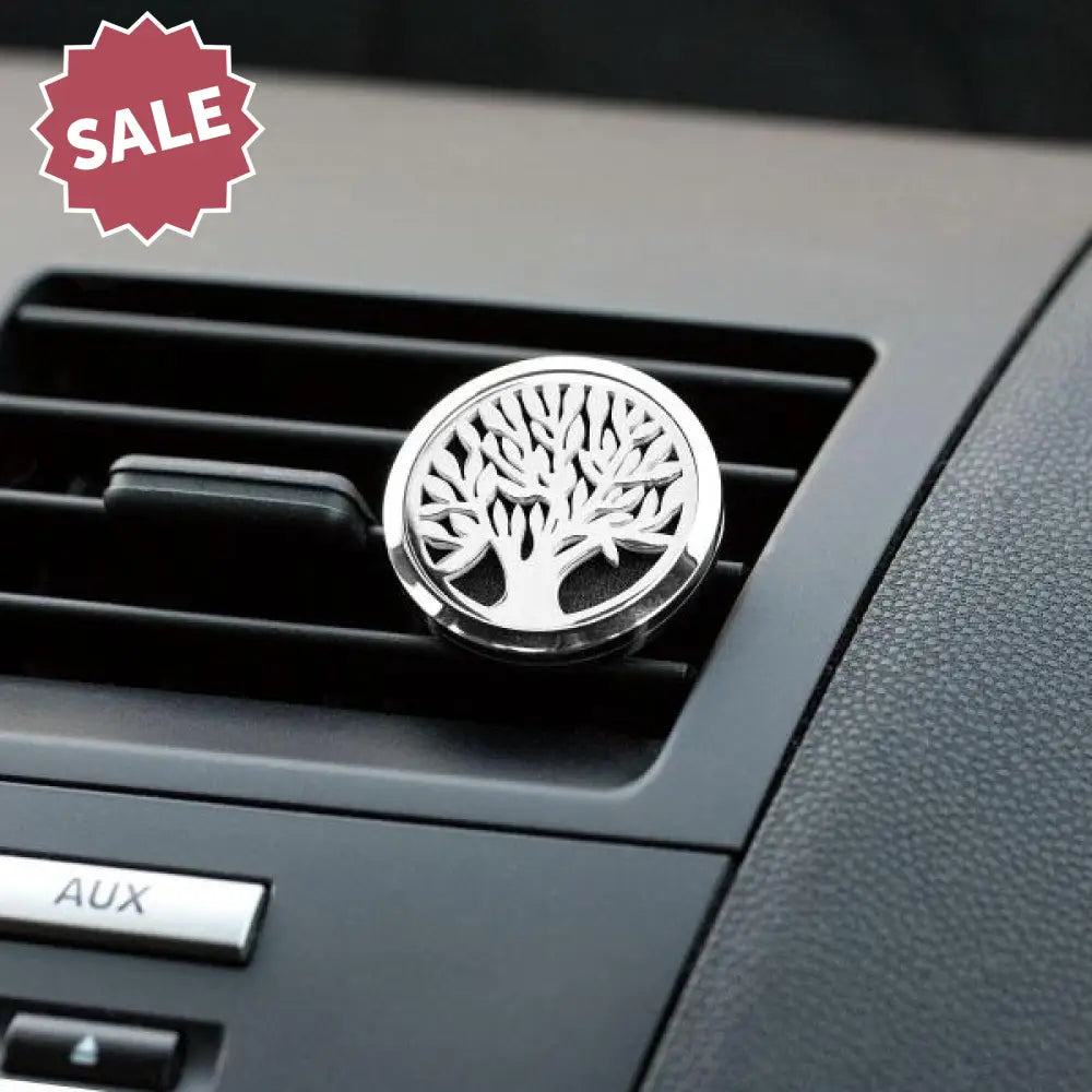 Tree Of Life Stainless Steel Car Diffuser