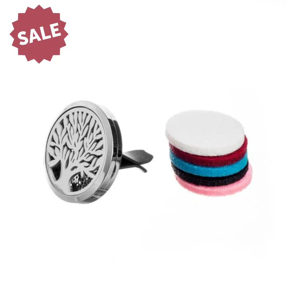 Tree of Life Stainless Steel Car Diffuser