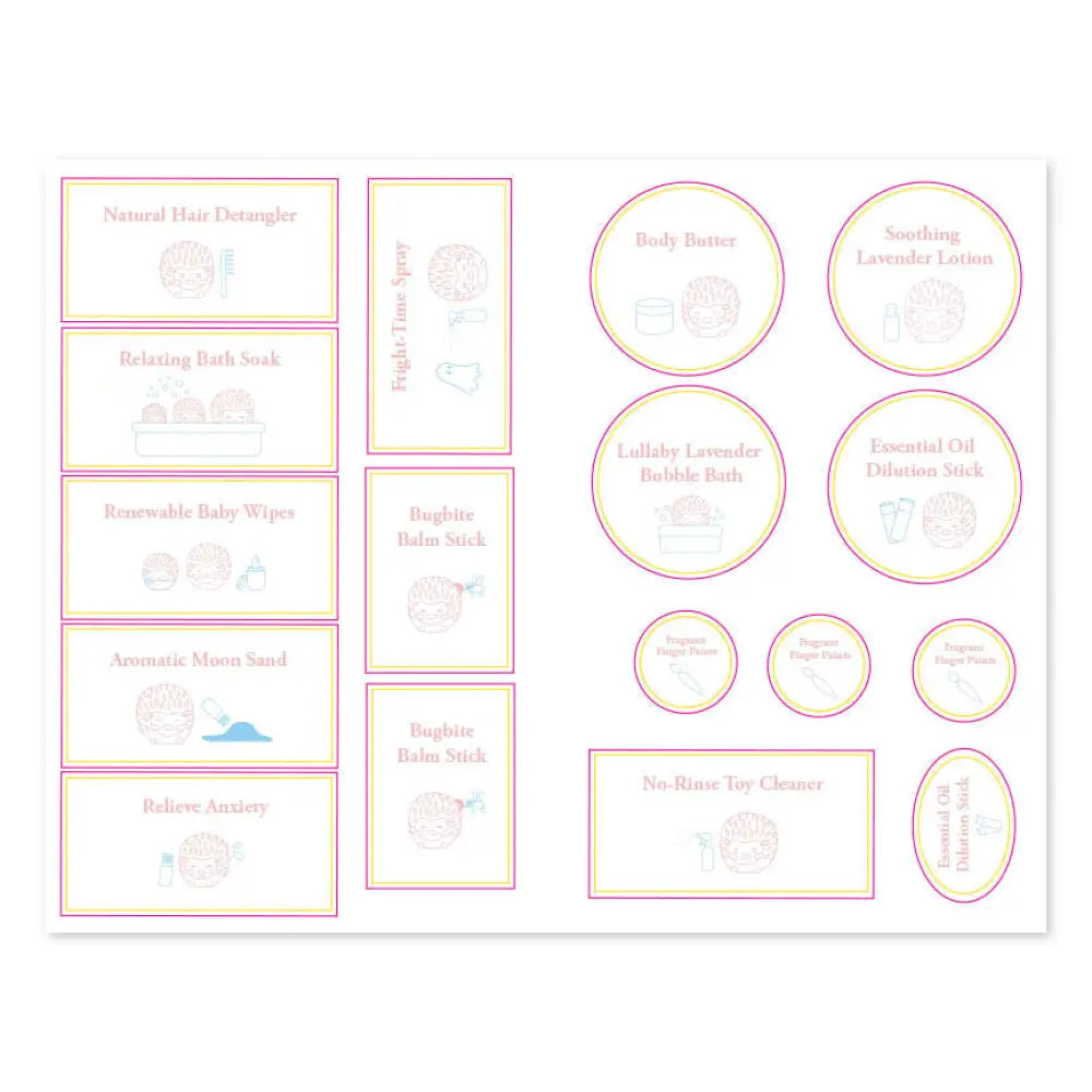 The Essential Child Recipe Booklet With Labels