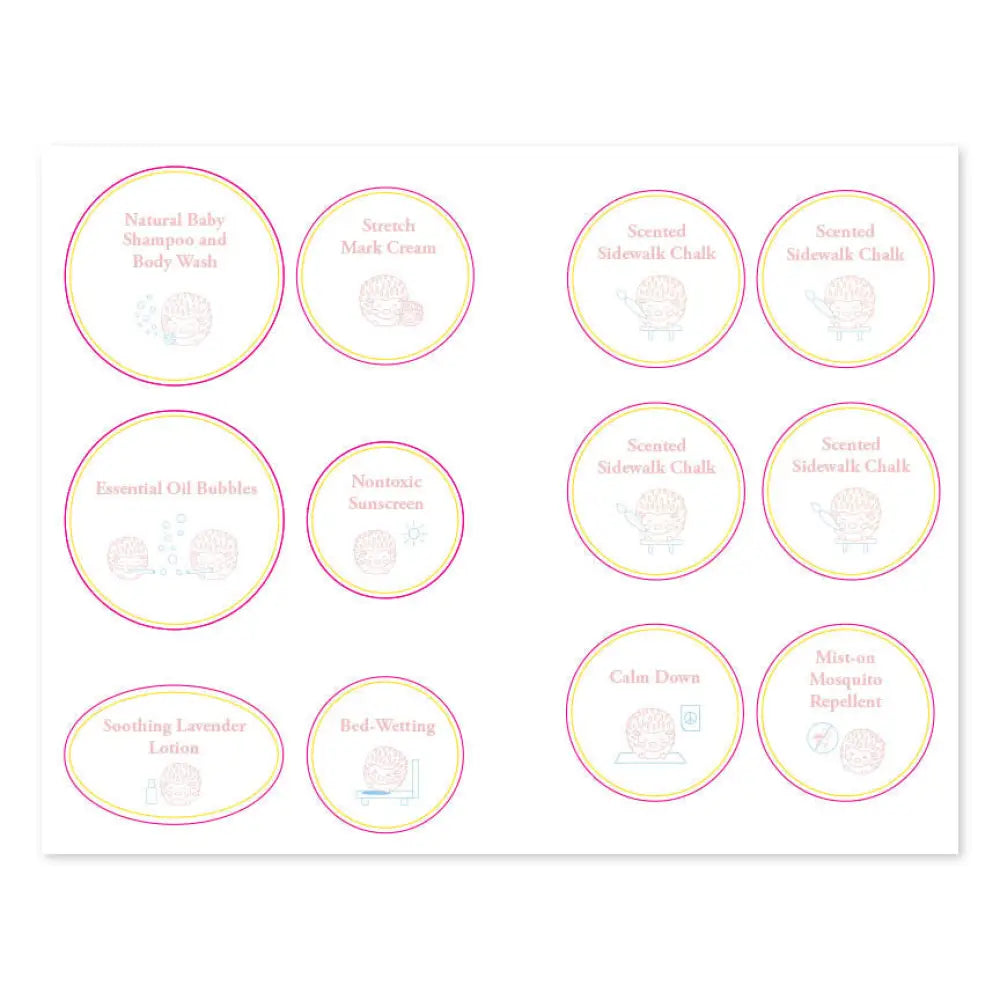 The Essential Child Recipe Booklet With Labels