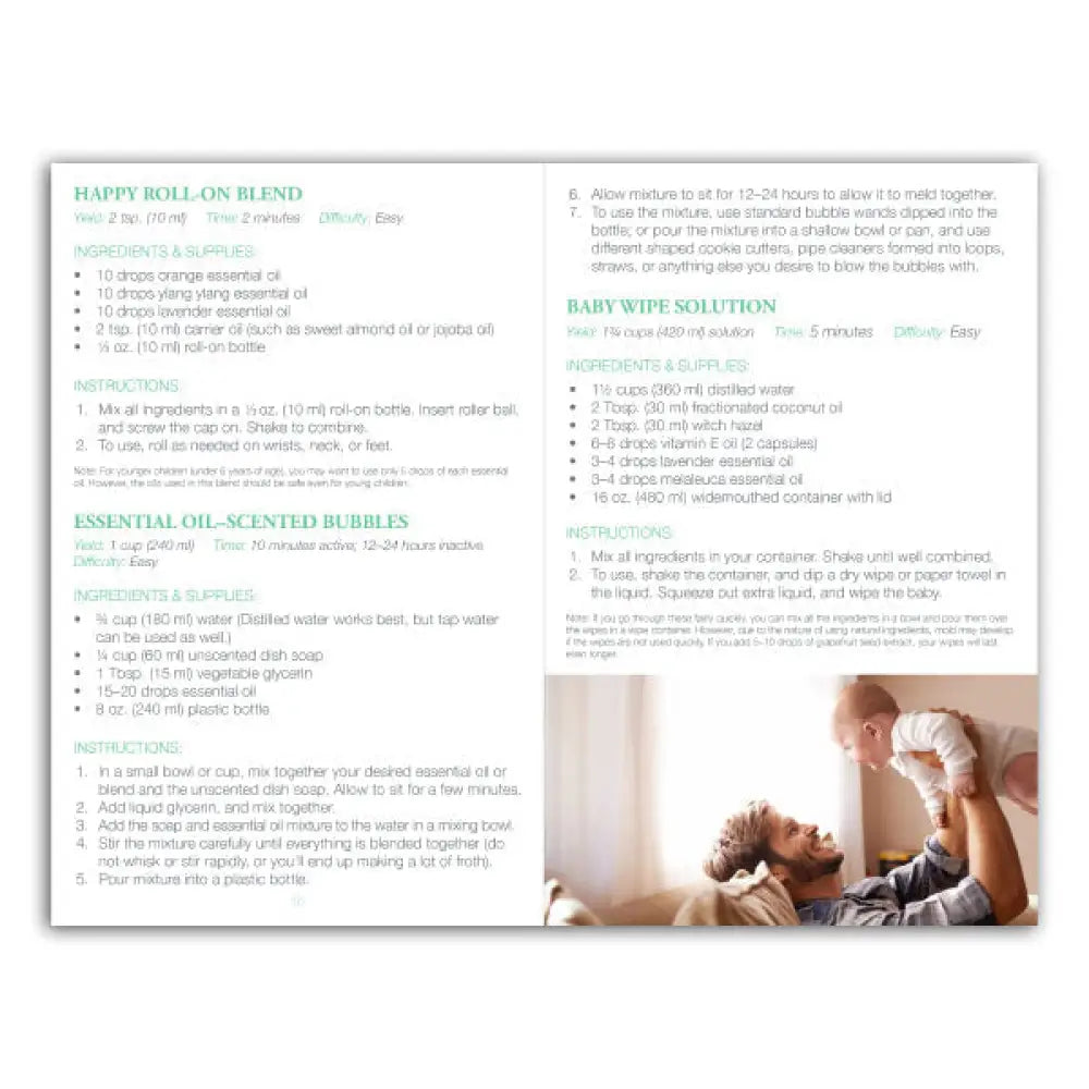 The Essential Family Recipe Booklet With Labels