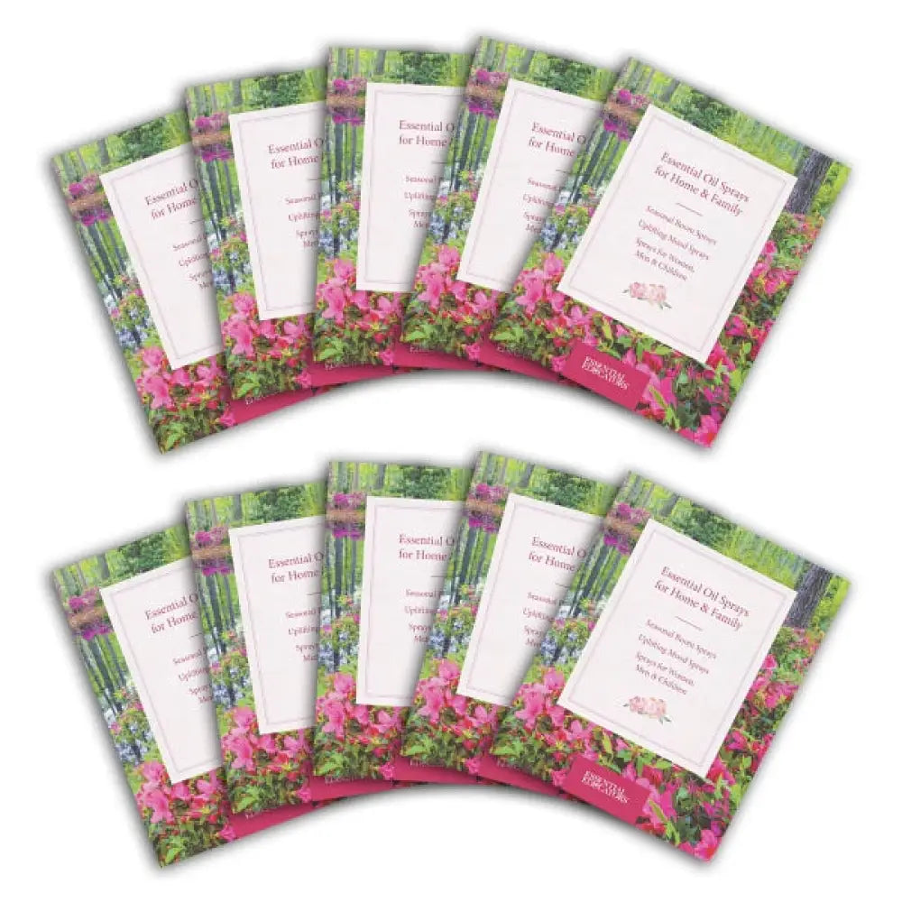&quot;Essential Oil Sprays for Home and Family&quot; Booklet (Pack of 10)