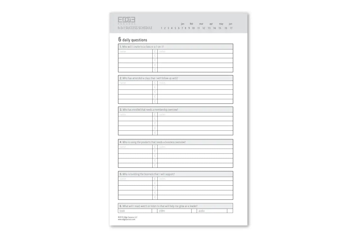 My Daily Edge Notebook