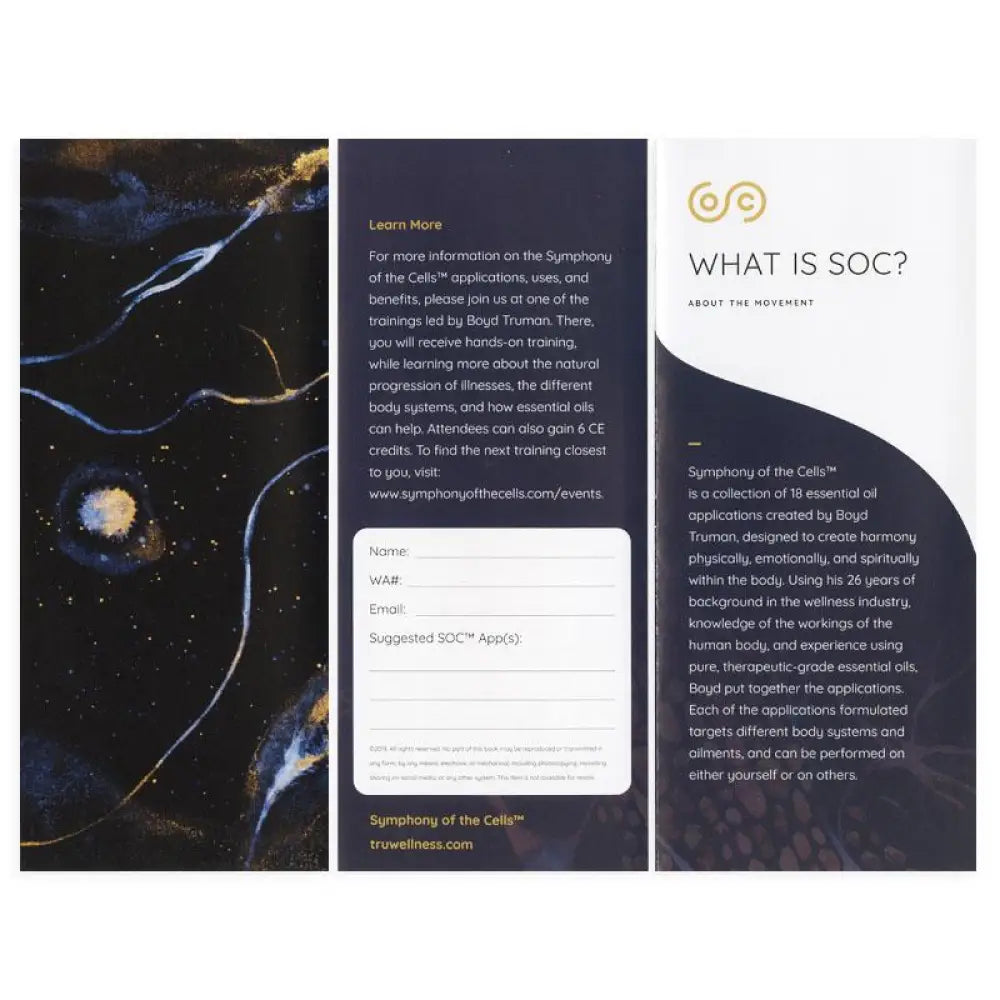 What Is Symphony Of The Cells Brochure (Pack 10)