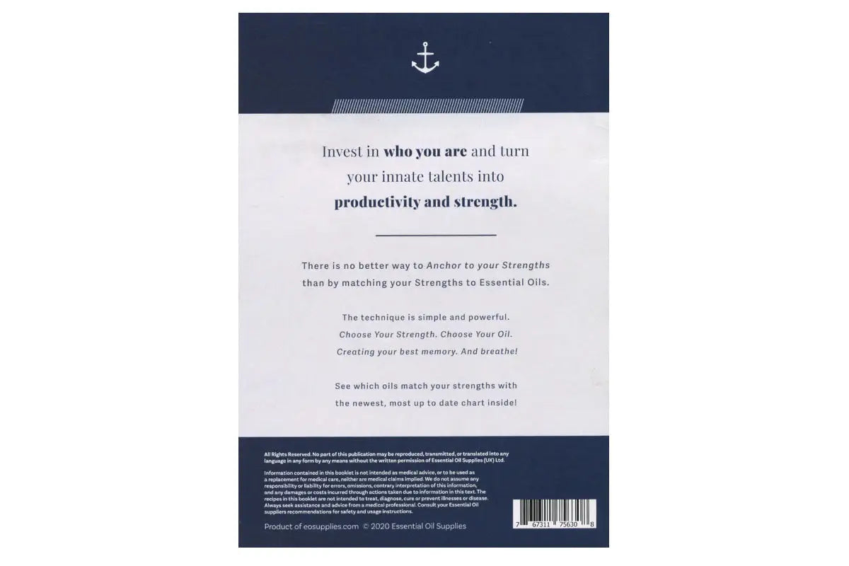 "Anchor To Your Strengths" Booklet, by Melinda Brecheisen