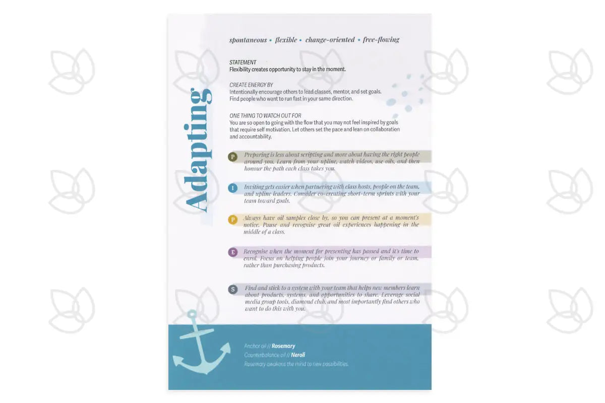 Anchor To Your Strengths Set