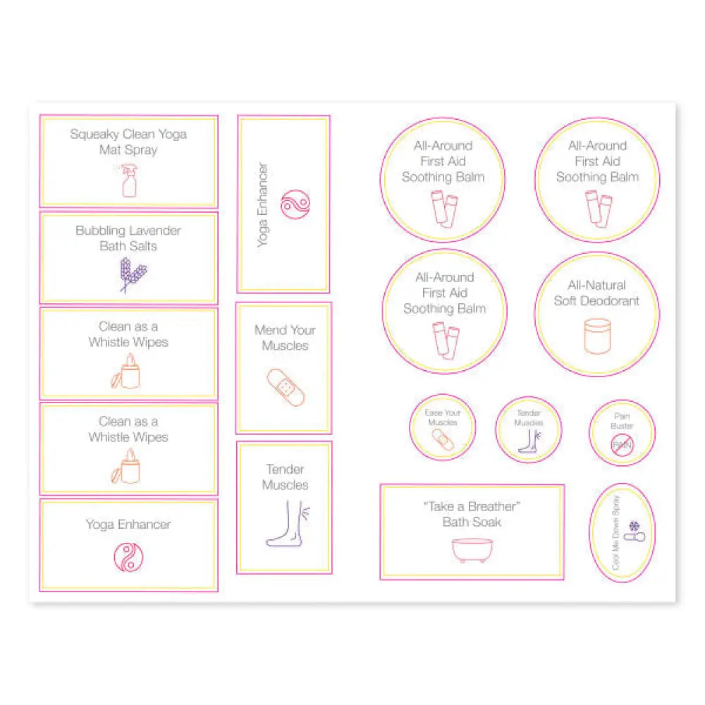 Essential Fitness Recipe Booklet With Labels