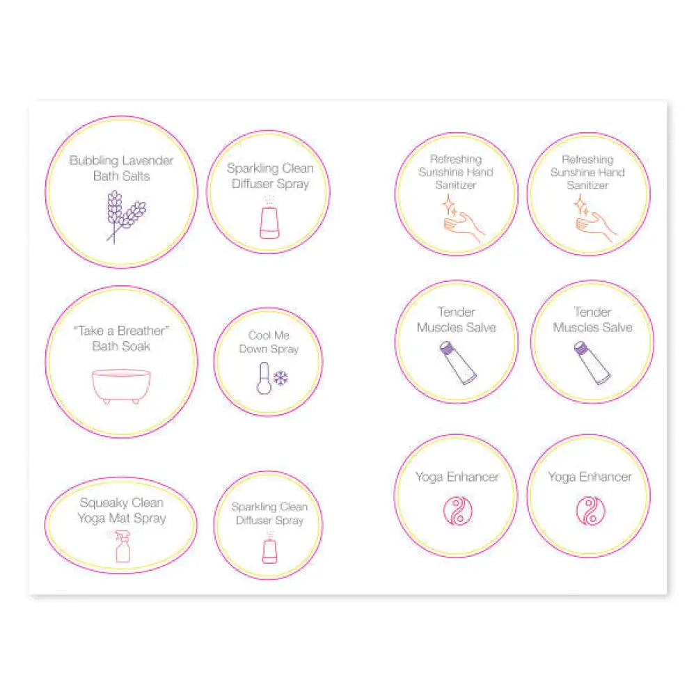 Essential Fitness Recipe Booklet With Labels