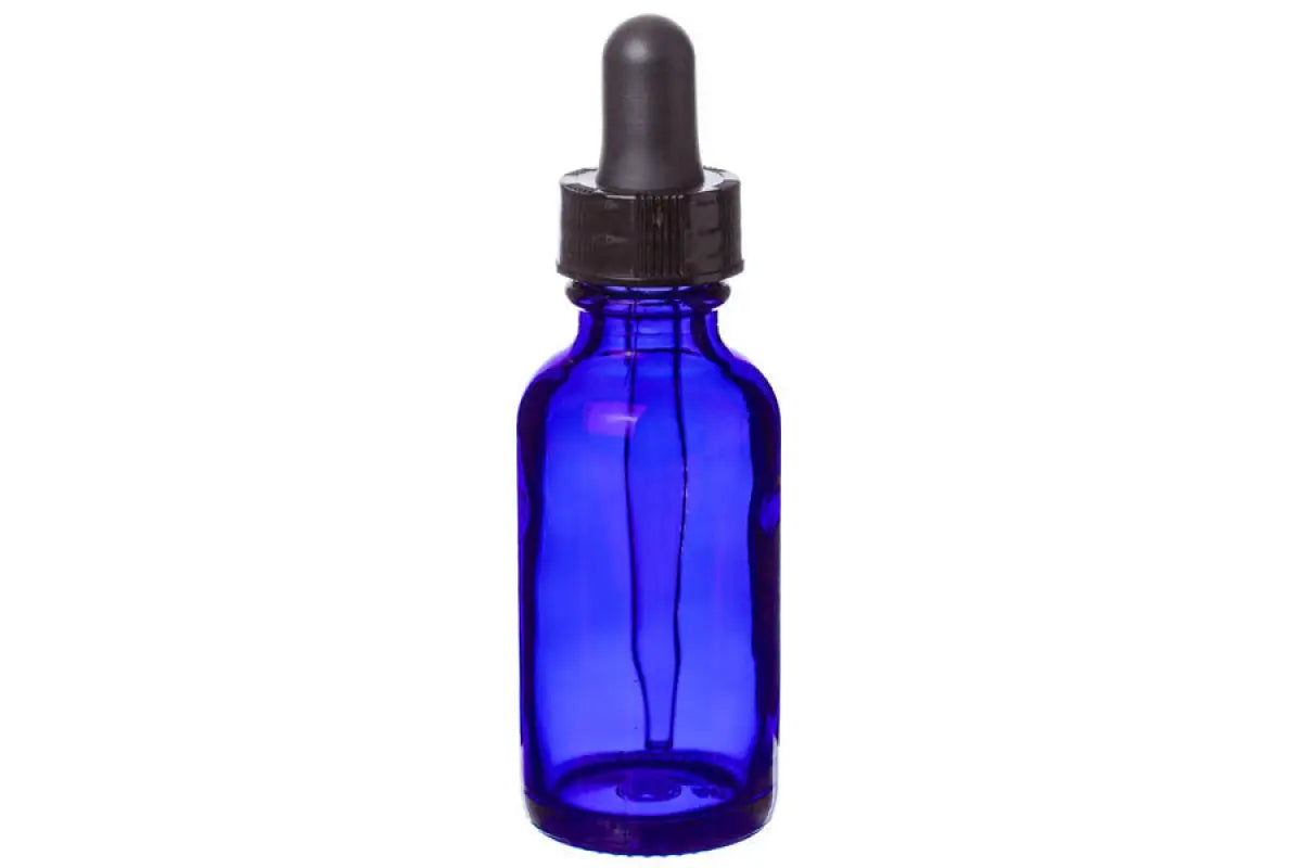 Clear Liquid Sample Glass Bottles with Caps for Cosmetics (1 oz