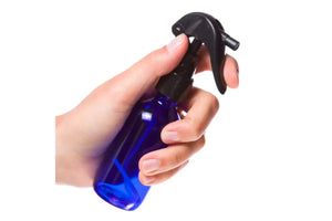 2 Oz. Blue Glass Bottle With Trigger Sprayer