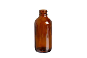 4 Oz. Amber Glass Bottle (24-400 Neck Size)