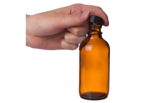 8 oz. Amber Glass Bottle with Black Trigger Sprayer - AromaTools®