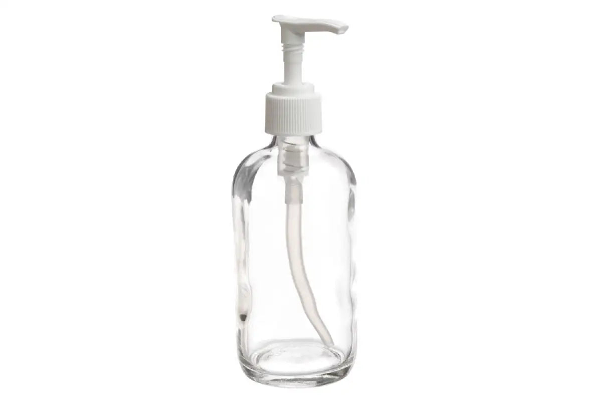 8 oz. Clear Glass Bottle with Pump - AromaTools®