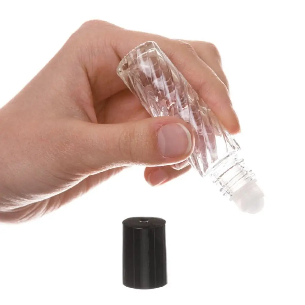 Black Lids For 1/6 And 1/3 Oz. Roll-On Vials