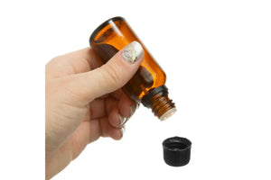 30 Ml Amber Glass Vials And Euro-Style Caps With Orifice Reducers (Pack Of 6)