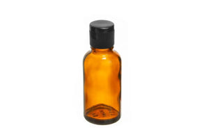 30 ml Amber Glass Vials with Black Snap-Top Caps (Pack of 6)