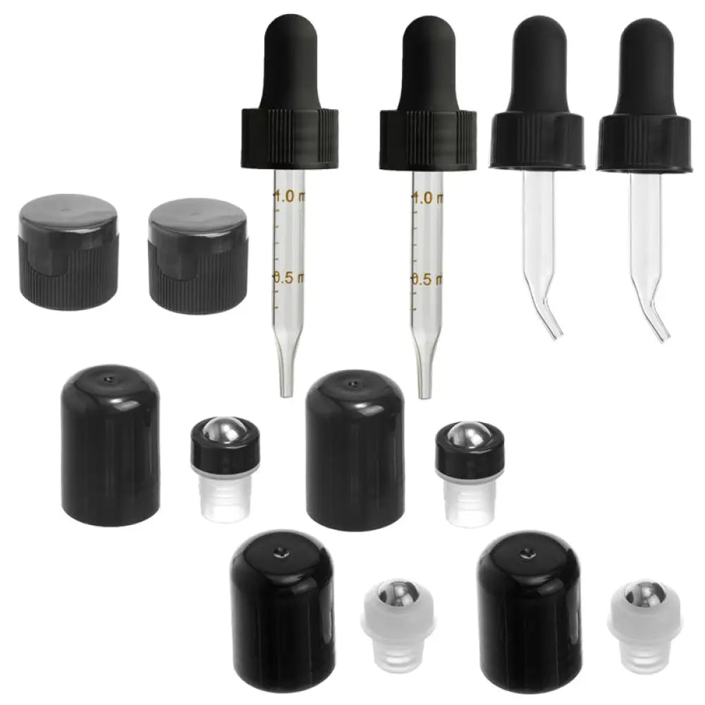 Closure Variety Pack For Standard Essential Oil Bottles 18-415 Neck (Pack Of 10)