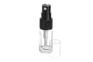 Black Misting Sprayers For 1/3 And 1/6 Oz. Glass Roll-On Vials (Pack Of 6)