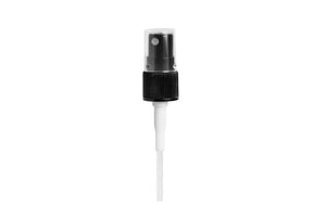 Black Misting Sprayers for 1/3 and 1/6 oz. Glass Roll-on Vials (Pack of 6)