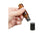 1/3 oz. Amber Glass Bottles with Metal Roll-ons and Black Caps (Pack of 6)