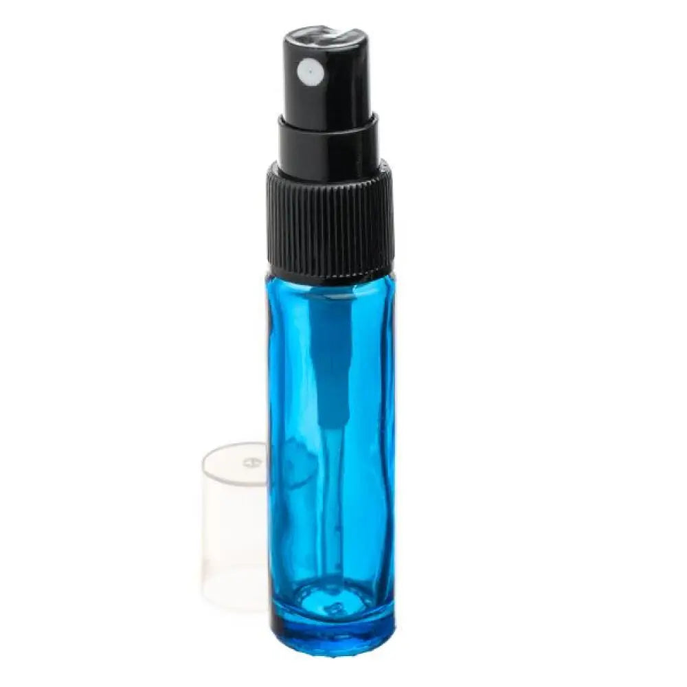 10 ml Blue Glass Vials with Misting Spray Tops (Pack of 6)