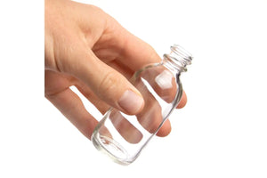 2 Oz. Clear Glass Bottle (20-400 Neck Size)