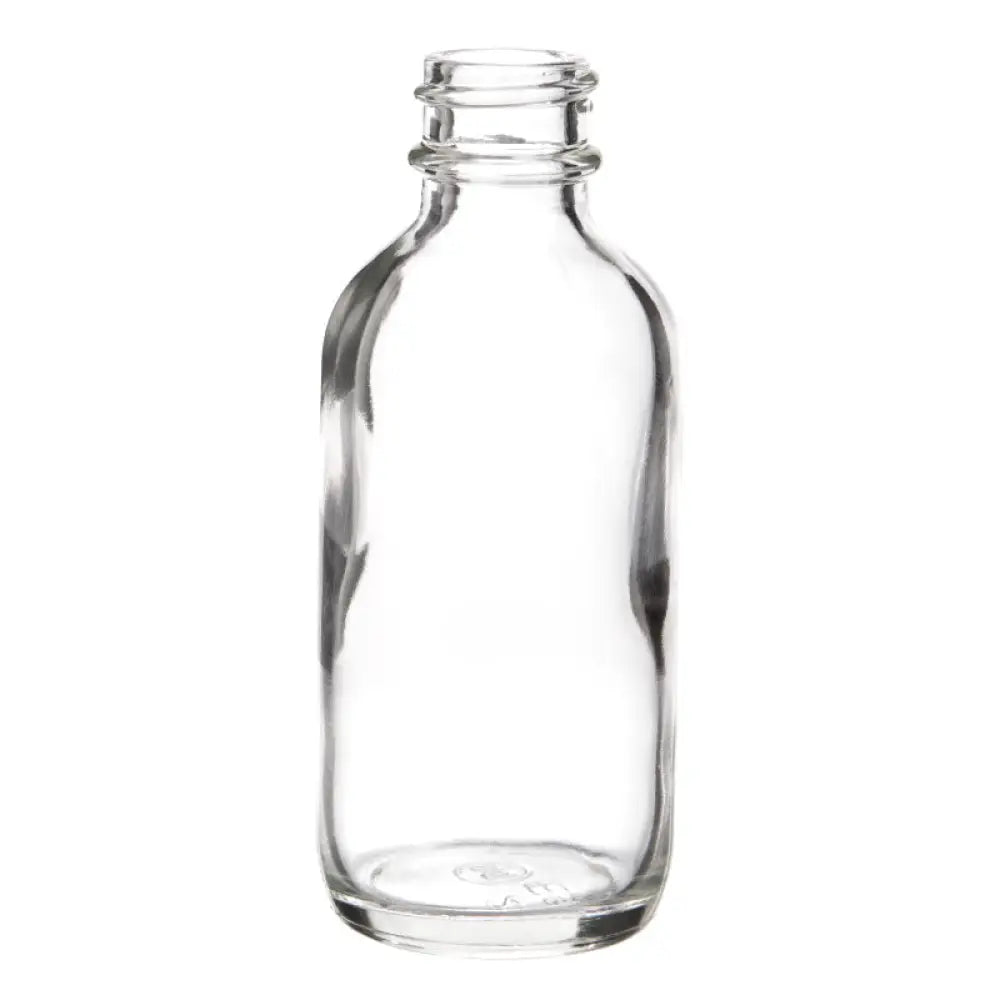 2 oz. Clear Glass Bottle (20-400 Neck Size)
