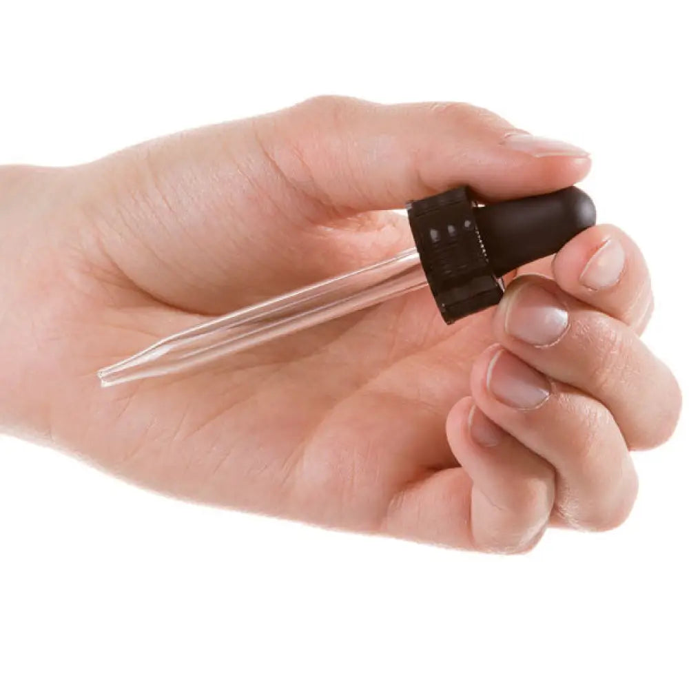 Dropper Cap Assemblies For 1 Oz. Glass Bottles 20-400 Neck Size (Pack Of 12)