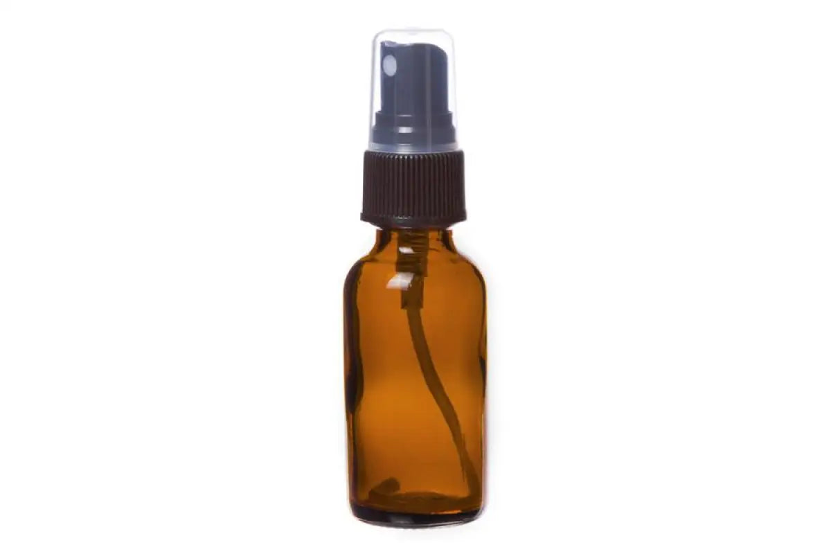 1 Oz. Amber Glass Bottles And Misting Sprayers (Pack Of 6)