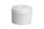 White Flip-top Ribbed Plastic Cap for Some 1, 2, and 4 oz. Plastic Bottles (20-410 Neck Size)