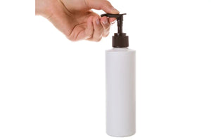 8 Oz. White Plastic Bottle (24-410 Neck Size)