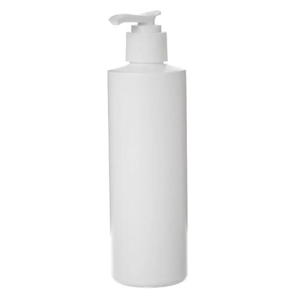 8 oz. White Plastic Bottle with Pump