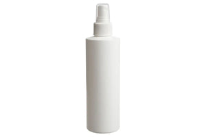 8 oz. White Plastic Bottle with Misting Sprayer