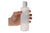 8 oz. Natural Plastic Bottle with White Disc-top Cap