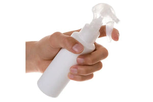4 Oz. White Plastic Bottle With Natural Trigger Sprayer
