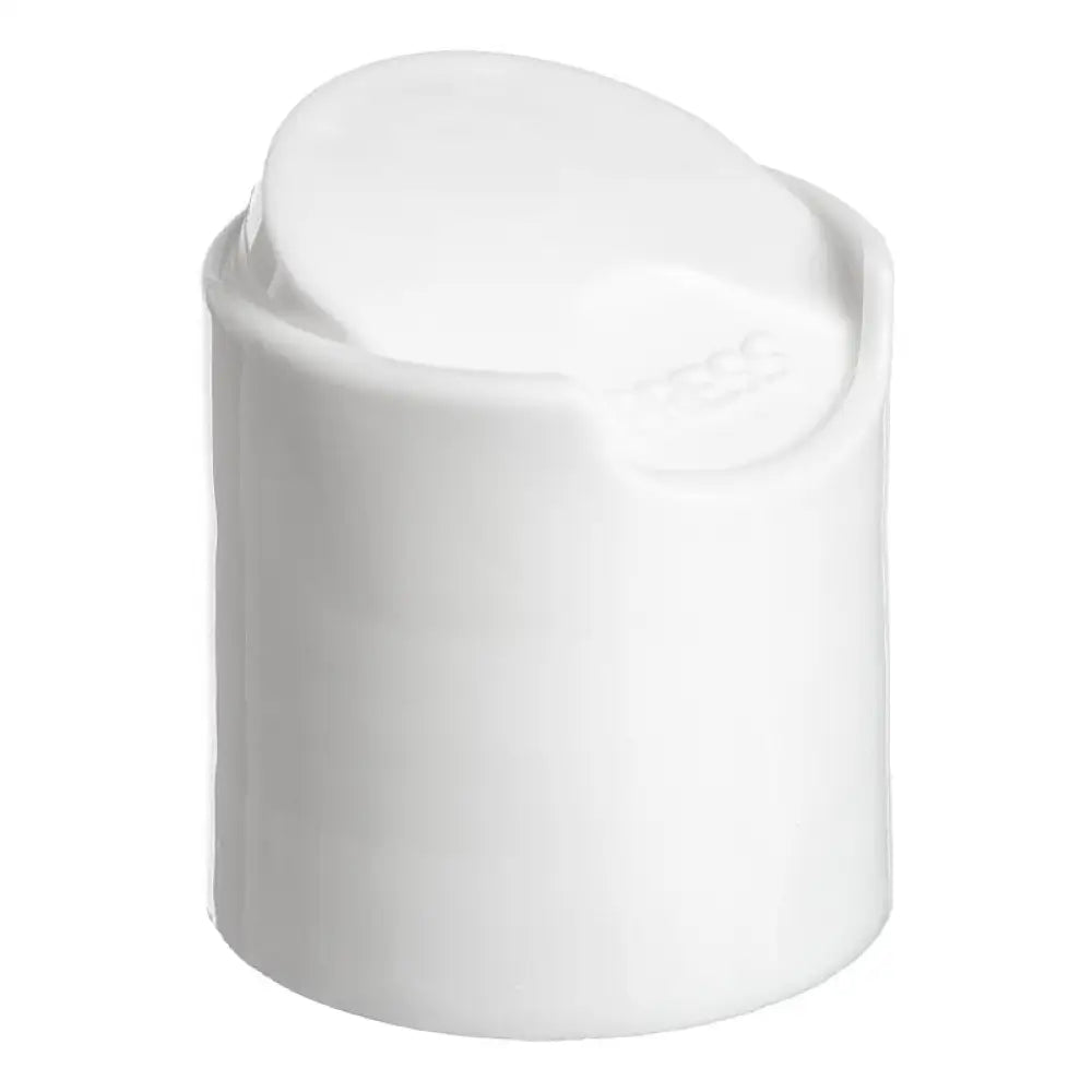 White Disc-Top Cap (24-410 Neck Size)