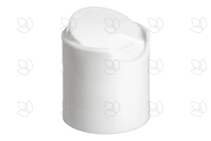 White Disc-Top Cap (24-410 Neck Size)