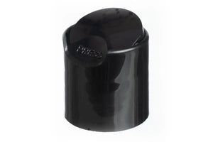 Black Disc-Top Cap 24-410 Neck Size