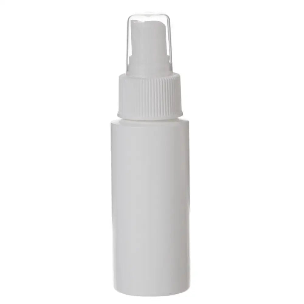 2 oz. White Plastic Bottles with Misting Sprayers (Pack of 6)