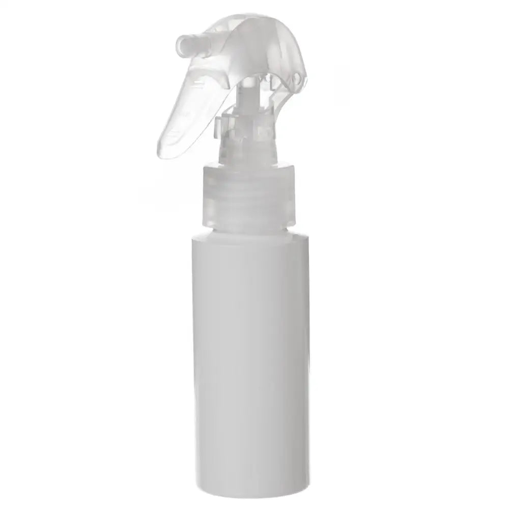 2 oz. White Plastic Bottles with Natural Trigger Sprayers (Pack of 6)
