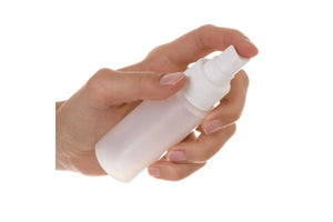 2 Oz. Natural Plastic Bottles With White Misting Sprayers (Pack Of 6)