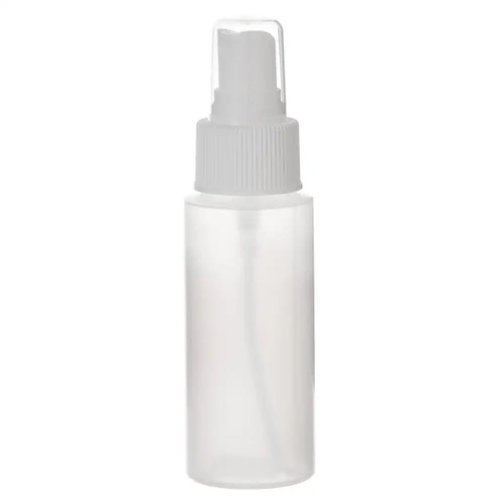 2 oz. Natural Plastic Bottles with White Misting Sprayers (Pack of 6)