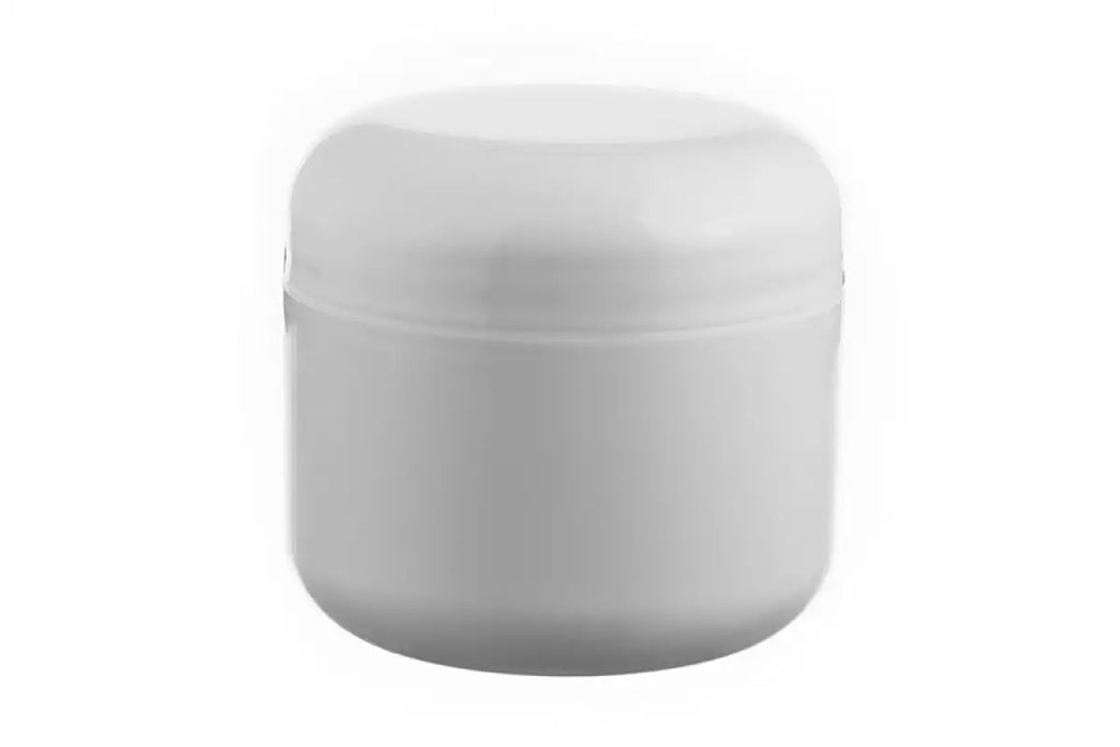 23 oz. White HDPE Plastic Canister - 144/Case