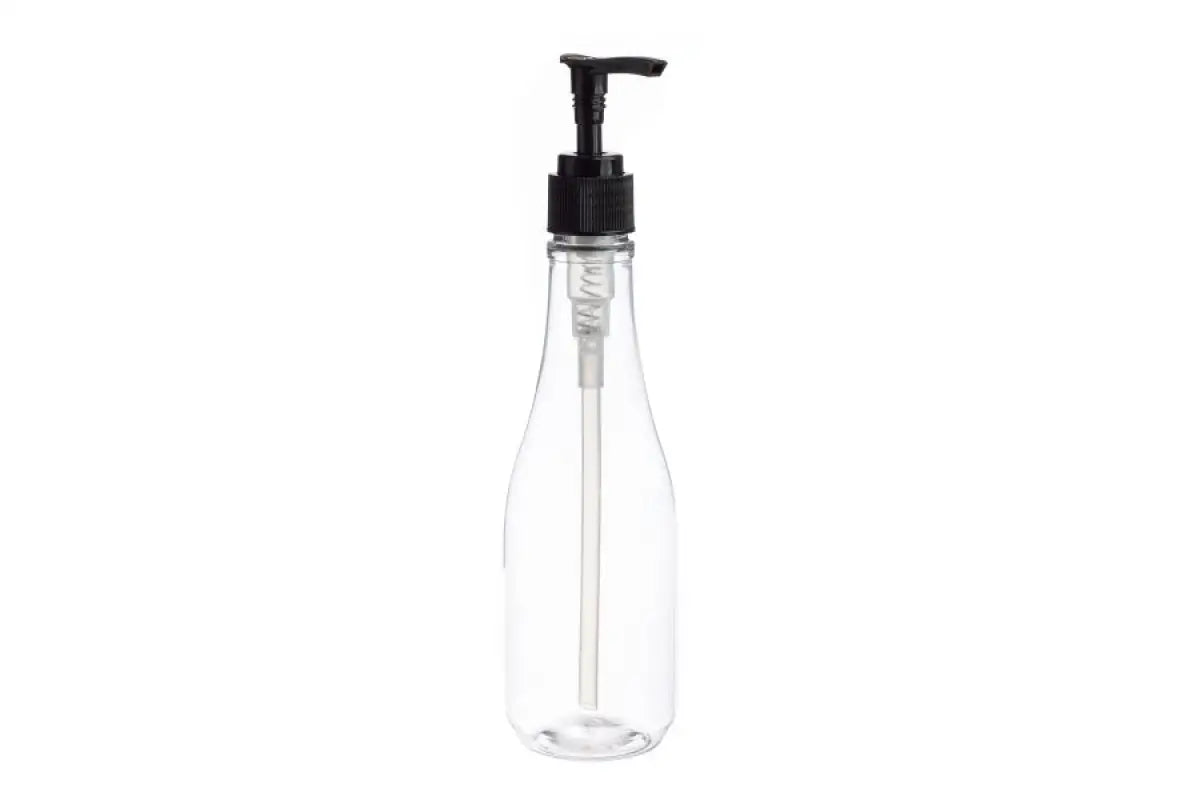 8 Oz. Clear Pet Plastic Woozy Bottle (24-410 Neck Size)