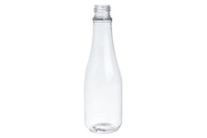 8 oz. Clear PET Plastic Woozy Bottle (24-410 Neck Size)