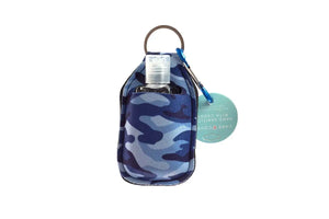 Care Cover Hand Sanitizer With Travel Blue Camo