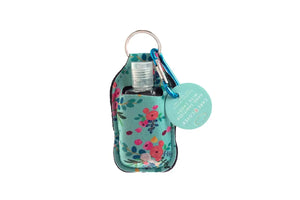 Care Cover Hand Sanitizer With Travel Green Floral