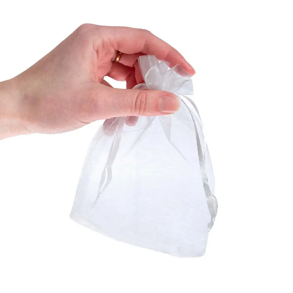 6 X 4 Organza Gift Bags (Pack Of 10)