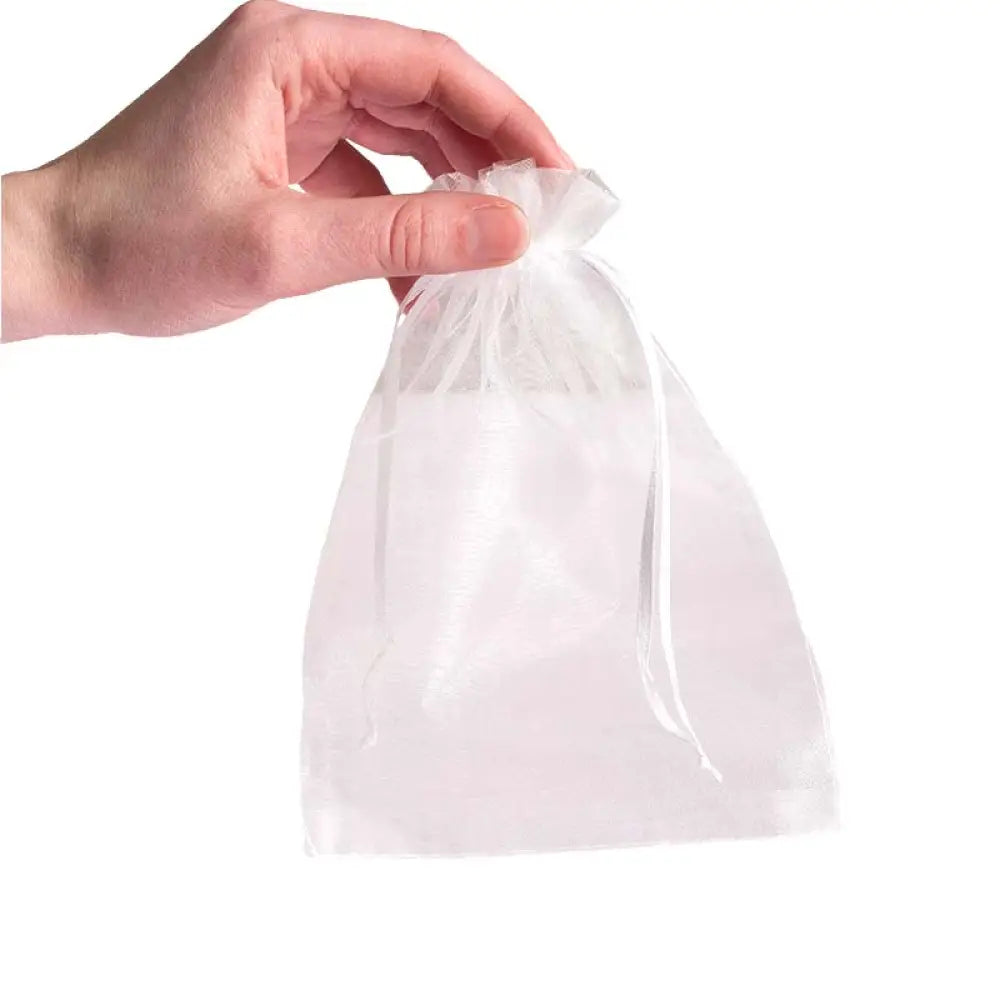 7 X 5 Organza Gift Bags (Pack Of 10)