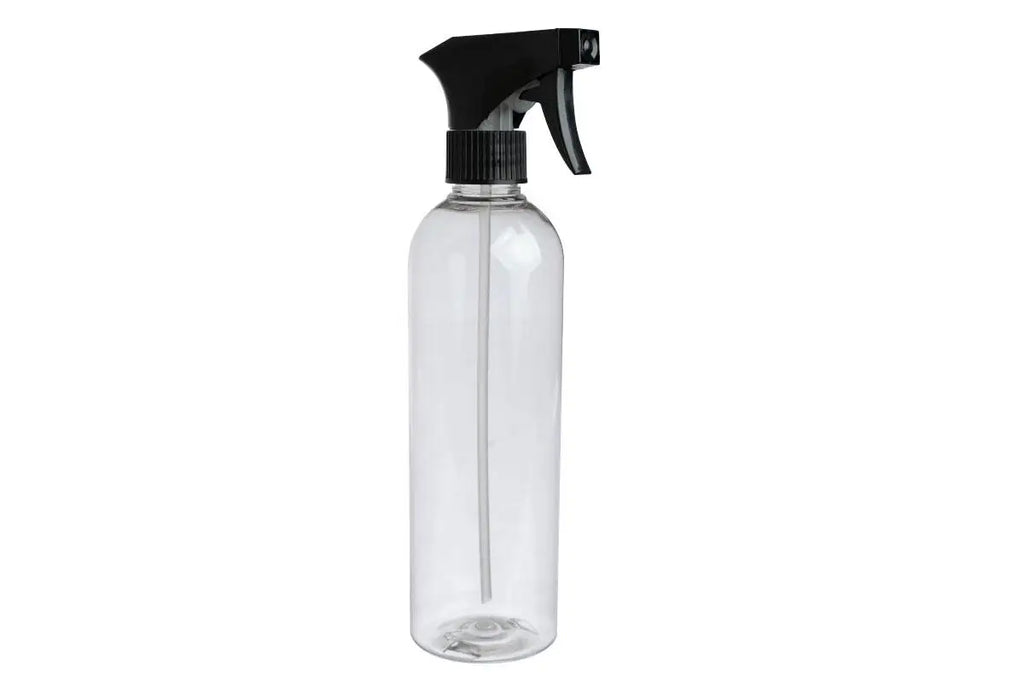 16 oz Clear PET Plastic Carafe Spray Bottles